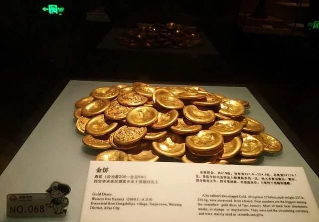 惊世南昌海昏侯墓特展最后附西博219枚出土金饼